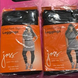 Comfort top leggings NWT 2 pair